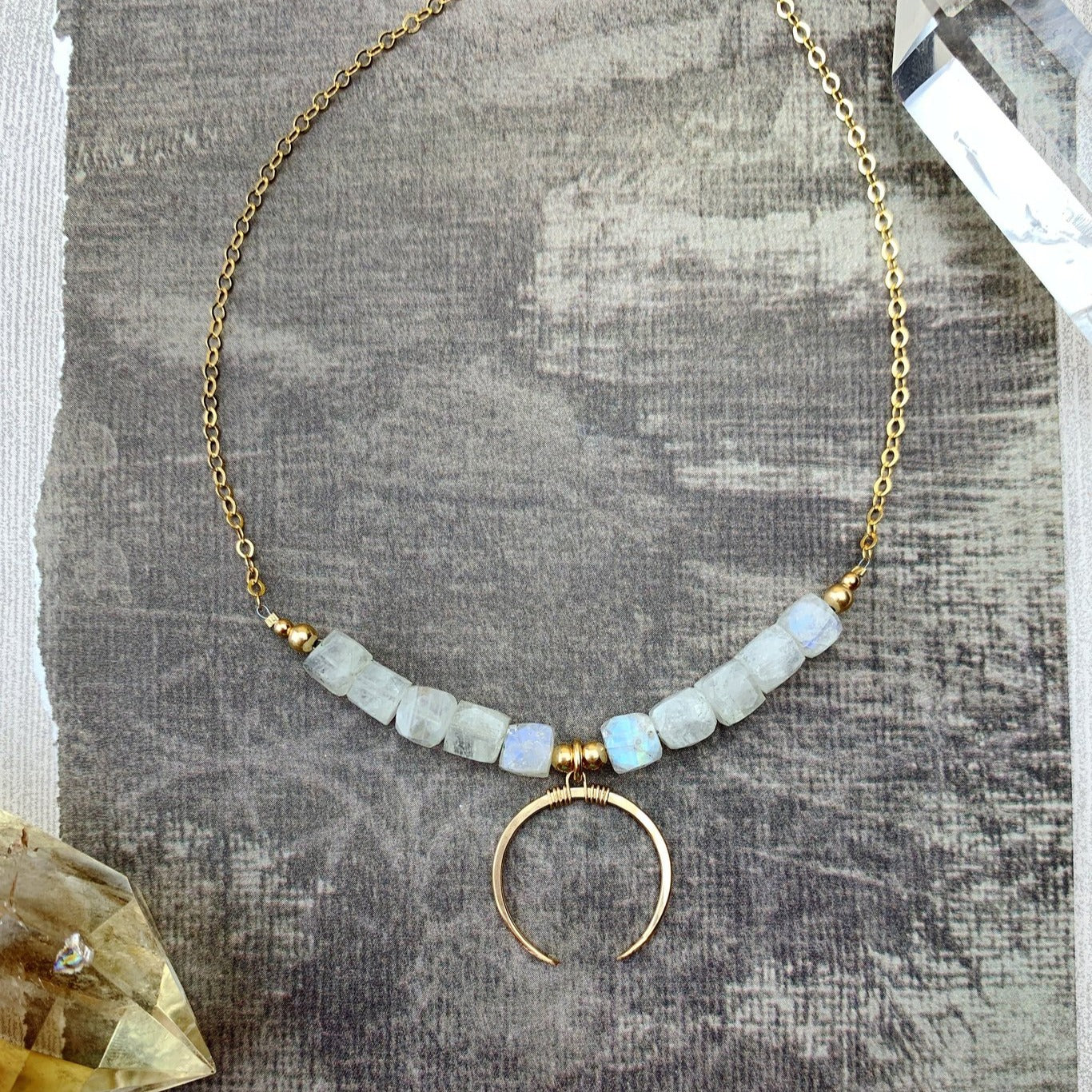 Mollie Necklace - Moonstone
