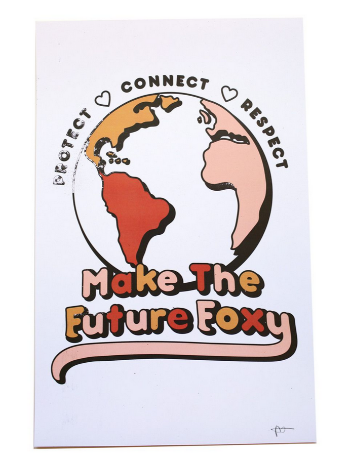 Make the Future Foxy Art Print